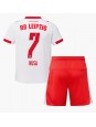 RB Leipzig Antonio Nusa #7 Hjemmedraktsett Barn 2025-26 Korte ermer (+ bukser)